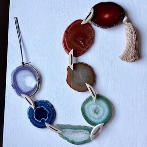 Natural Agate Wall Hanging